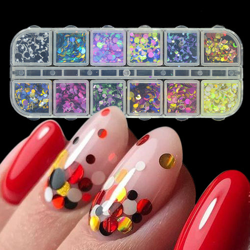 1 bộ Màu Sắc Hỗn Hợp 3D Siêu Mỏng Sequins Nail Long Lanh Mảnh 1/2/3 mét Sparkly DIY Mẹo Rực Rỡ paillette Móng Tay Nghệ Thuật Trang Trí TRP