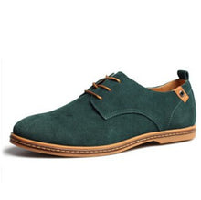 2018 thời trang men giày casual new mùa xuân nam dẹt ren up nam da lộn oxfords người đàn ông giày da zapatillas hombre kích thước 38-48