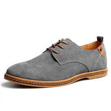 2018 thời trang men giày casual new mùa xuân nam dẹt ren up nam da lộn oxfords người đàn ông giày da zapatillas hombre kích thước 38-48