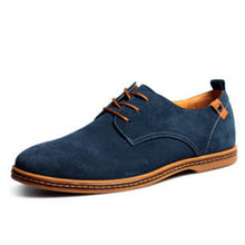 2018 thời trang men giày casual new mùa xuân nam dẹt ren up nam da lộn oxfords người đàn ông giày da zapatillas hombre kích thước 38-48