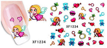 30 Phong Cách! thời trang Nails Art Làm Móng Decals Florals Chuyển Nước Thiết Kế Stickers Đối Với Nails Mẹo Beauty # BXF1229 ~ BXF1258