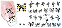 30 Phong Cách! thời trang Nails Art Làm Móng Decals Florals Chuyển Nước Thiết Kế Stickers Đối Với Nails Mẹo Beauty # BXF1229 ~ BXF1258