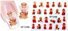30 Phong Cách! thời trang Nails Art Làm Móng Decals Florals Chuyển Nước Thiết Kế Stickers Đối Với Nails Mẹo Beauty # BXF1229 ~ BXF1258