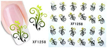 30 Phong Cách! thời trang Nails Art Làm Móng Decals Florals Chuyển Nước Thiết Kế Stickers Đối Với Nails Mẹo Beauty # BXF1229 ~ BXF1258
