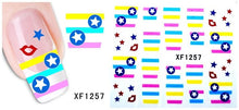 30 Phong Cách! thời trang Nails Art Làm Móng Decals Florals Chuyển Nước Thiết Kế Stickers Đối Với Nails Mẹo Beauty # BXF1229 ~ BXF1258
