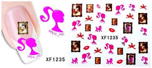 30 Phong Cách! thời trang Nails Art Làm Móng Decals Florals Chuyển Nước Thiết Kế Stickers Đối Với Nails Mẹo Beauty # BXF1229 ~ BXF1258