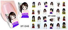 30 Phong Cách! thời trang Nails Art Làm Móng Decals Florals Chuyển Nước Thiết Kế Stickers Đối Với Nails Mẹo Beauty # BXF1229 ~ BXF1258