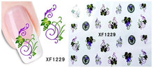 30 Phong Cách! thời trang Nails Art Làm Móng Decals Florals Chuyển Nước Thiết Kế Stickers Đối Với Nails Mẹo Beauty # BXF1229 ~ BXF1258