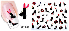 30 Phong Cách! thời trang Nails Art Làm Móng Decals Florals Chuyển Nước Thiết Kế Stickers Đối Với Nails Mẹo Beauty # BXF1229 ~ BXF1258