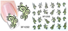 30 Phong Cách! thời trang Nails Art Làm Móng Decals Florals Chuyển Nước Thiết Kế Stickers Đối Với Nails Mẹo Beauty # BXF1229 ~ BXF1258