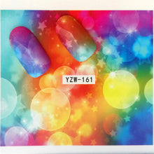 FWC Dán Móng Tay trên Móng Tay Blooming Flower Dán cho Móng Tay Hoa Oải Hương Chuyển Nail Art Stickers Nước Decals