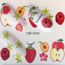 FWC Dán Móng Tay trên Móng Tay Blooming Flower Dán cho Móng Tay Hoa Oải Hương Chuyển Nail Art Stickers Nước Decals