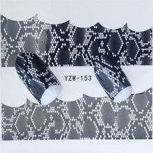 FWC Dán Móng Tay trên Móng Tay Blooming Flower Dán cho Móng Tay Hoa Oải Hương Chuyển Nail Art Stickers Nước Decals