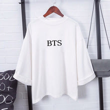 Harajuku Fashion Bts Kpop Tshirt Women Cotton T Shirt Elegant Korean Style Ladies Shirts Plus Size Summer Tops Camiseta Feminina