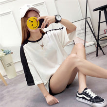 Harajuku Fashion Bts Kpop Tshirt Women Cotton T Shirt Elegant Korean Style Ladies Shirts Plus Size Summer Tops Camiseta Feminina