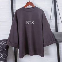 Harajuku Fashion Bts Kpop Tshirt Women Cotton T Shirt Elegant Korean Style Ladies Shirts Plus Size Summer Tops Camiseta Feminina