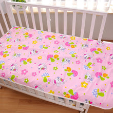 Kalameng Baby Mattress Baby Isolation Pad Cartoon Quilted Separate Pad Waterproof Breathable Newborn Baby Mattress Urine 50*70cm