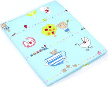 Kalameng Baby Mattress Baby Isolation Pad Cartoon Quilted Separate Pad Waterproof Breathable Newborn Baby Mattress Urine 50*70cm