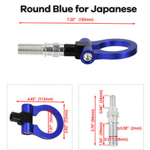 Partol Universal Car Tow Hook JDM Racing Towing Bar Auto Trailer Tow Hook For BMW Honda Subaru Toyota European Japanese Vehicle