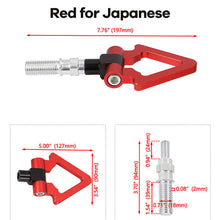 Partol Universal Car Tow Hook JDM Racing Towing Bar Auto Trailer Tow Hook For BMW Honda Subaru Toyota European Japanese Vehicle