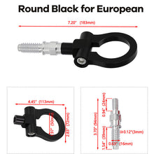 Partol Universal Car Tow Hook JDM Racing Towing Bar Auto Trailer Tow Hook For BMW Honda Subaru Toyota European Japanese Vehicle