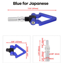Partol Universal Car Tow Hook JDM Racing Towing Bar Auto Trailer Tow Hook For BMW Honda Subaru Toyota European Japanese Vehicle