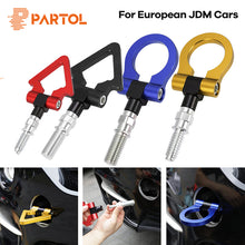 Partol Universal Car Tow Hook JDM Racing Towing Bar Auto Trailer Tow Hook For BMW Honda Subaru Toyota European Japanese Vehicle