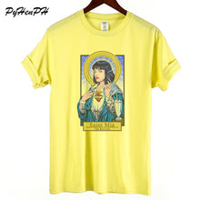 Pulp Fiction Tshirt 2018 New Women's Summer O-neck T shirt Quality Cotton T-shirt Female Harajuku Woman Tees Shirt Short Sleeve
