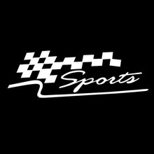 Car And Motorcycle Decals Personalized Car Stickers Reflective Garland Decorated SPORT Race Flag Car Stickers CT-388