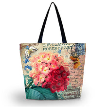 Butterfly Large Soft Foldable Women's Shopping Tote Bag Reusable Shoulder Carry Bag Eco-friend shopper Pouch