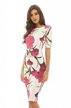 Free Shipping Casual Dresses Party O-Neck Summer Vestidos Sheath 28 Styles Floral Print Women Dress 106-20