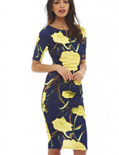 Free Shipping Casual Dresses Party O-Neck Summer Vestidos Sheath 28 Styles Floral Print Women Dress 106-20