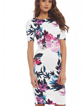 Free Shipping Casual Dresses Party O-Neck Summer Vestidos Sheath 28 Styles Floral Print Women Dress 106-20