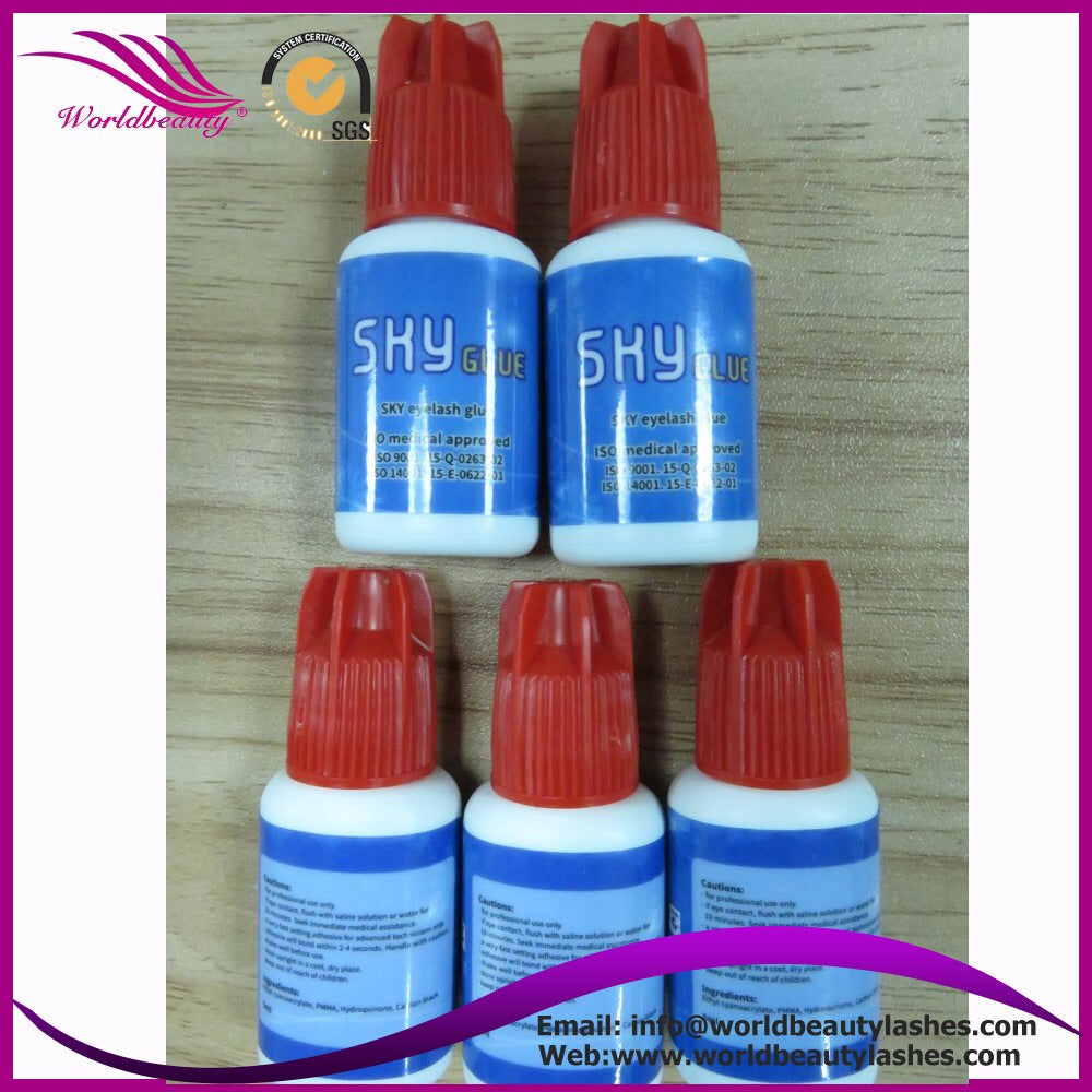 Korea sky S+  glue 5 ml stronger 1 second fast drying glue for eyelash extension  adhesive 5 pieces/lot