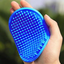 Pet Dog Cat Bath Brush Comb Rubber Glove Hair Fur Grooming Massaging Massage Mit 2AU7