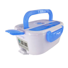 AHTOSKA 12V Portable Electric Heating Lunch Box  Food-Grade Food Container Food Warmer For Kids  4 Buckles  Dinnerware Sets Car