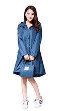 Freesmily Women's Stylish Rain Poncho Waterproof Rain Coat With Hood Sleeves and Pocket