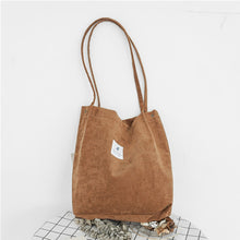 Raged Sheep Women Shopping Bags Ladies Corduroy One Shoulder Bags Girls School Bags Women Big Capacity Beach Eco Folding Bag C14