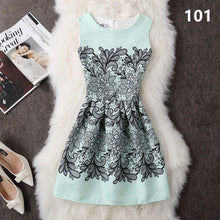 Summer Style 2018 Fashion A-Line Women Maxi Evening Party Casual Vintage Dresses Printing Sleeveless Vestidos De Festa Dress 153