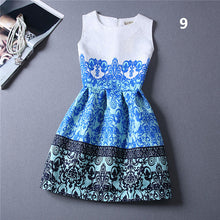 Summer Style 2018 Fashion A-Line Women Maxi Evening Party Casual Vintage Dresses Printing Sleeveless Vestidos De Festa Dress 153