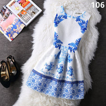 Summer Style 2018 Fashion A-Line Women Maxi Evening Party Casual Vintage Dresses Printing Sleeveless Vestidos De Festa Dress 153