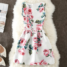 Summer Style 2018 Fashion A-Line Women Maxi Evening Party Casual Vintage Dresses Printing Sleeveless Vestidos De Festa Dress 153