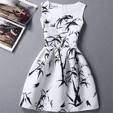 Summer Style 2018 Fashion A-Line Women Maxi Evening Party Casual Vintage Dresses Printing Sleeveless Vestidos De Festa Dress 153