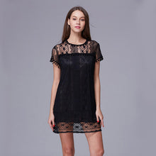 ENWAYEL Summer Sexy Elegant Lace Dresses For Women Sleeveless Hollow Out Party Tassel Beach White Mini Dress Femm Big Size S-5XL