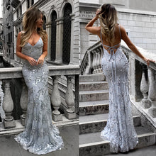 CYAN Strapless Sequined Summer Dress Women 2018 Sexy Backless Maxi Party Dress Vintage Slim Mermaid Desses Female vestidos
