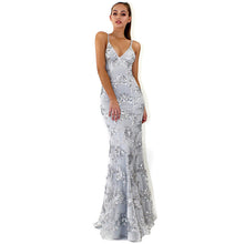 CYAN Strapless Sequined Summer Dress Women 2018 Sexy Backless Maxi Party Dress Vintage Slim Mermaid Desses Female vestidos