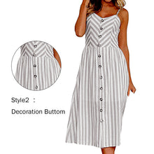NIBESSER Brand Solid Sleeveless Beach Dresses Casual Loose Long Summer Striped Long Dress Fashion 2018 Female Vestidos