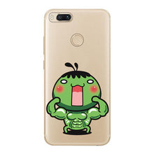 Cool for xiaomi mi a1 5x case cover silicone cartoon superman personality task cute panda classic fashion design phone soft case