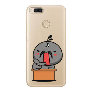 Cool for xiaomi mi a1 5x case cover silicone cartoon superman personality task cute panda classic fashion design phone soft case