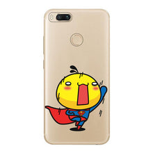 Cool for xiaomi mi a1 5x case cover silicone cartoon superman personality task cute panda classic fashion design phone soft case